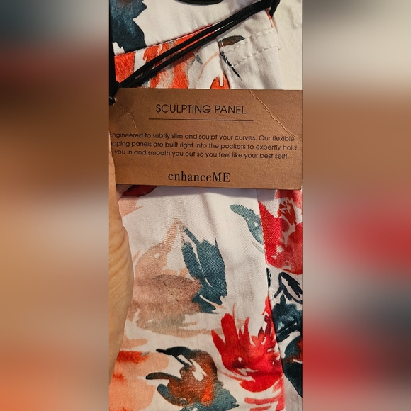 JEN7 Mankind Ivory Floral Ankle Skinny Leg Women's Jeans NWT 2 - Picture 4 of 6